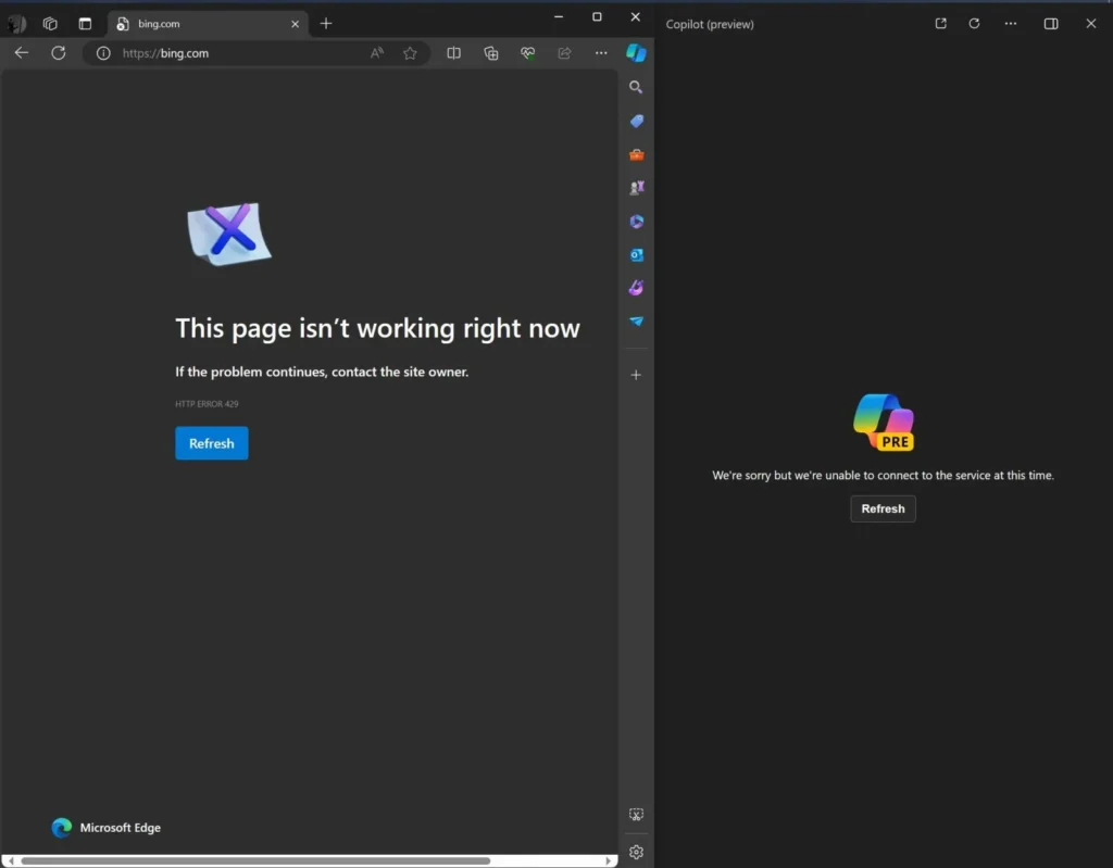 Microsoft Copilot Down